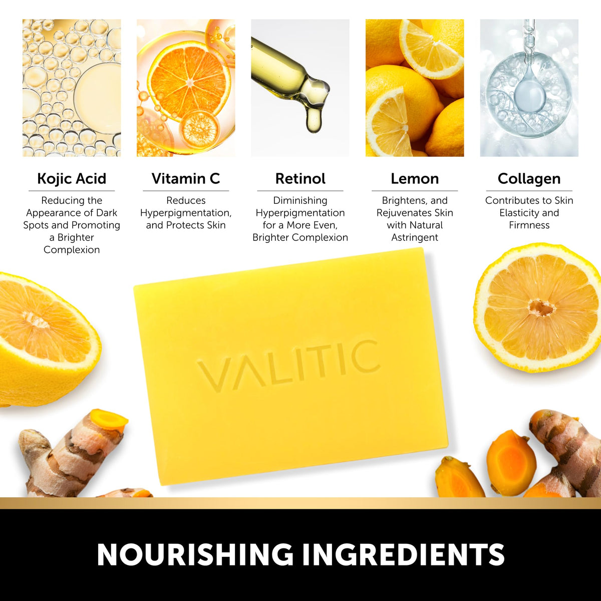 VALITIC soap in a bathroom setting