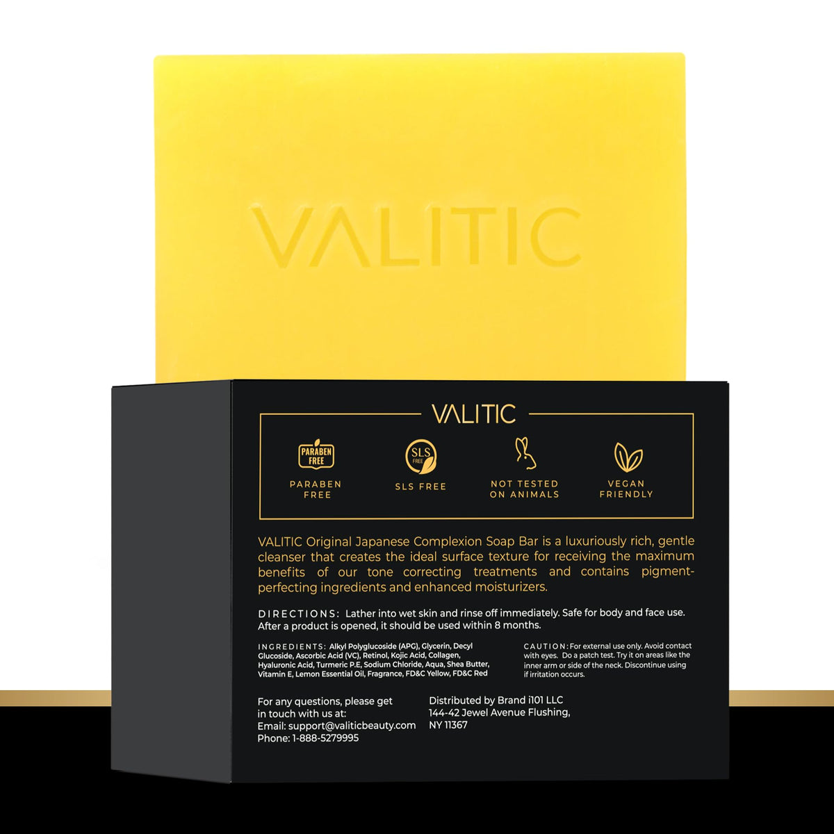 VALITIC soap with fresh lemons and turmeric roots