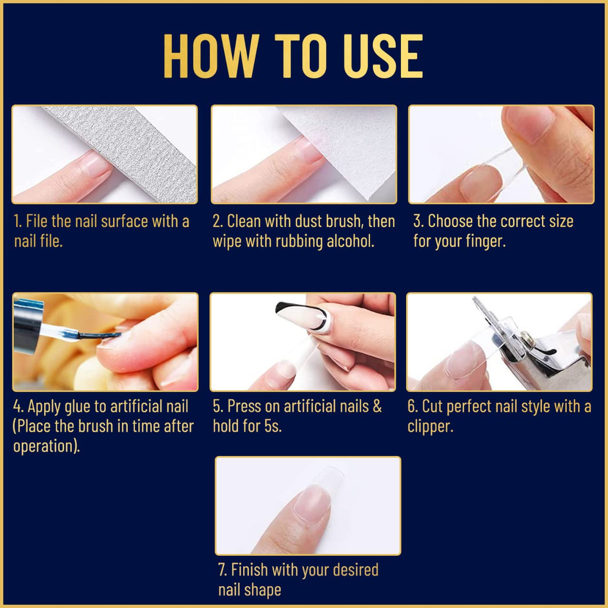 VALITIC Strong Nail Glue on a manicure table