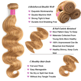Vallbest Honey Blonde Bundles in packaging