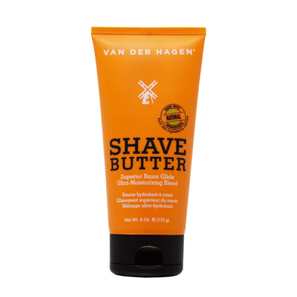 Van Der Hagen Shave Butter 6 oz front view