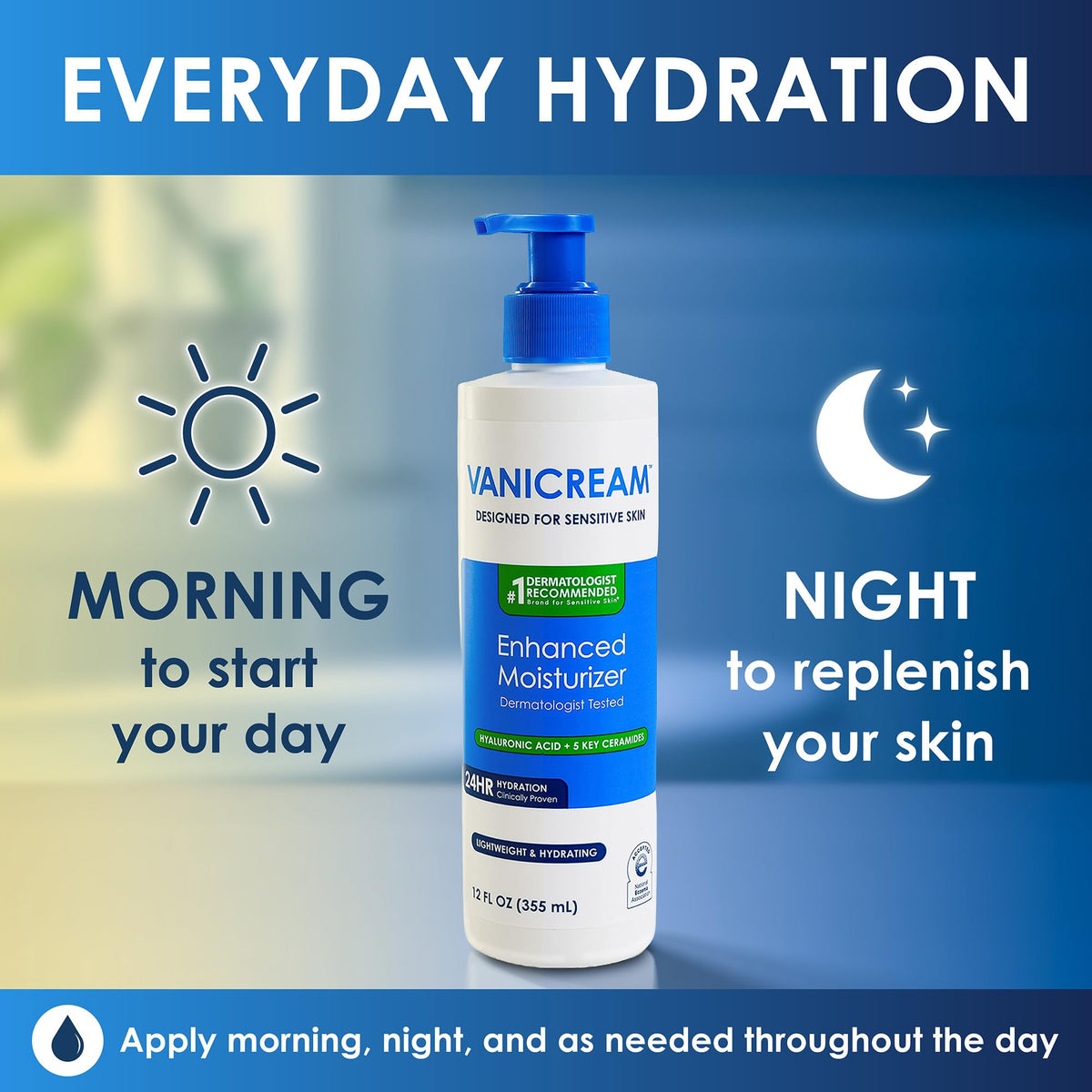 Vanicream Daily Body Moisturiser 12 Fl Oz texture close-up