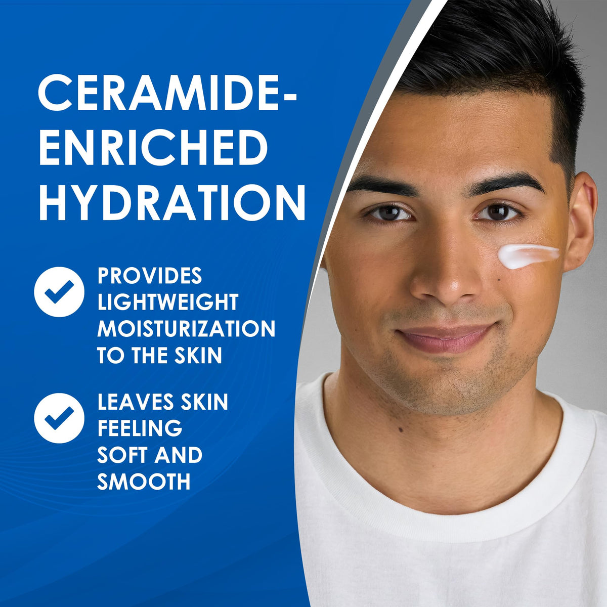 Vanicream Facial Moisturizer SPF 30 lifestyle shot with model