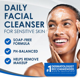 Vanicream Gentle Facial Cleaner 2.5 Fl Oz back view