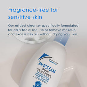 Vanicream Gentle Facial Cleanser 8 Fl Oz side view