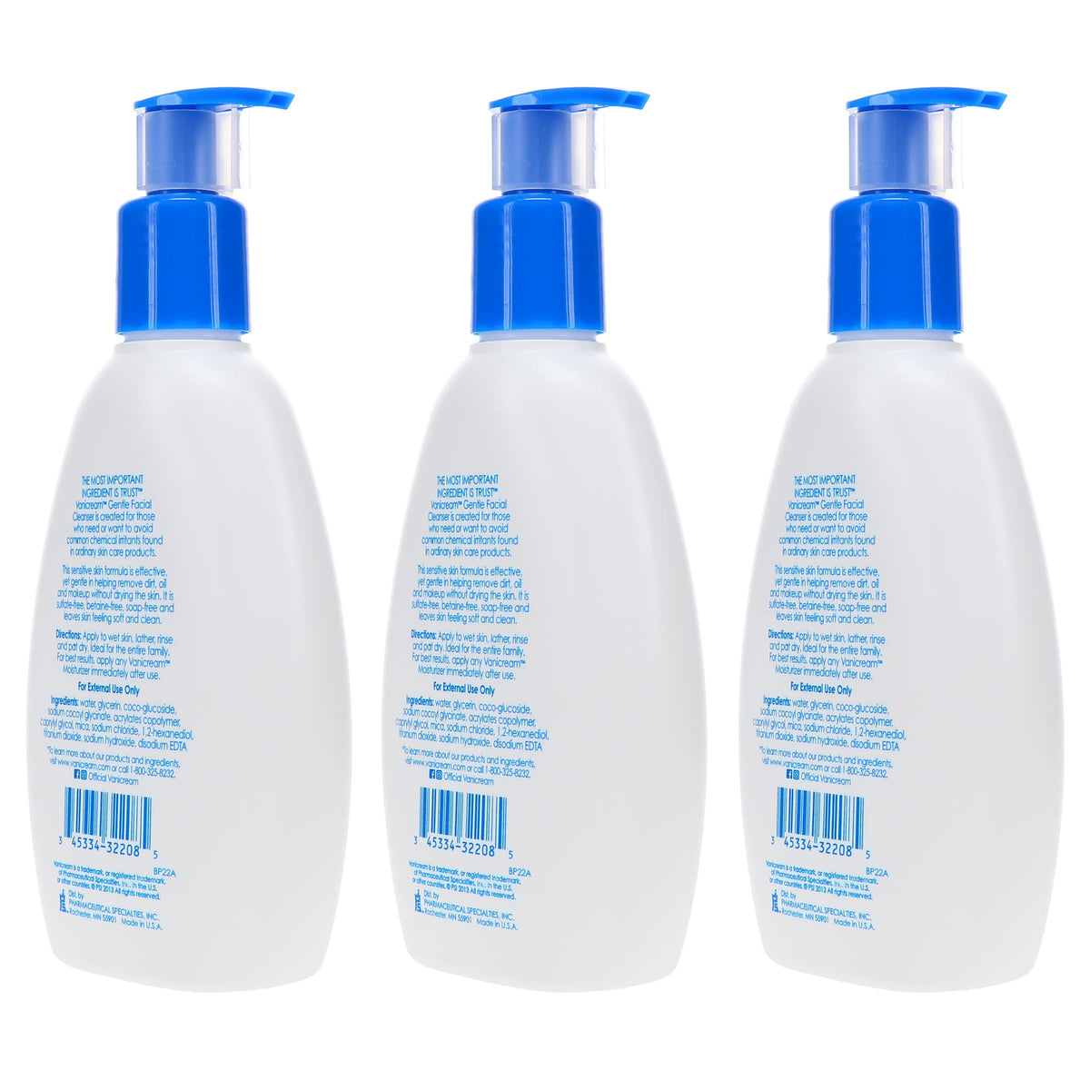 Vanicream Gentle Facial Cleanser showing packaging