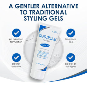 Vanicream Hair Gel 7 Oz side view highlighting texture
