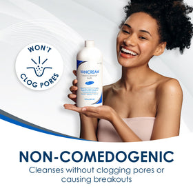Vanicream Liquid Cleanser in family bathroom setting