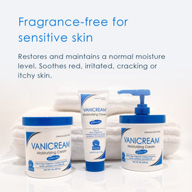 Vanicream Moisturizing Cream 16 Oz Tub side view