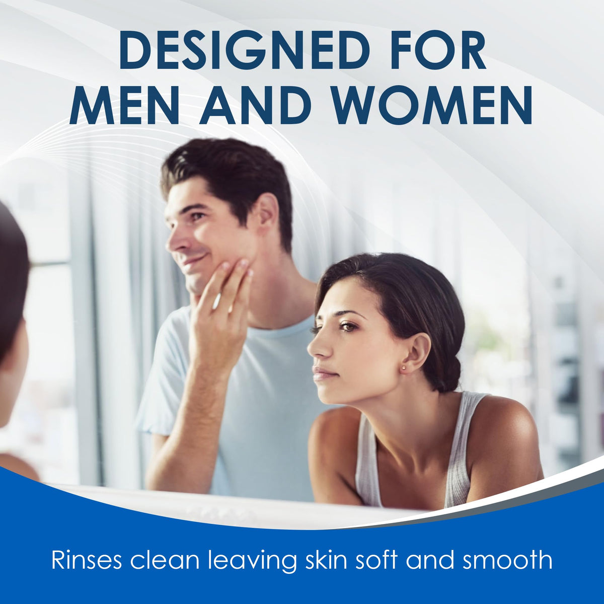 Vanicream Shave Cream 190g application on skin