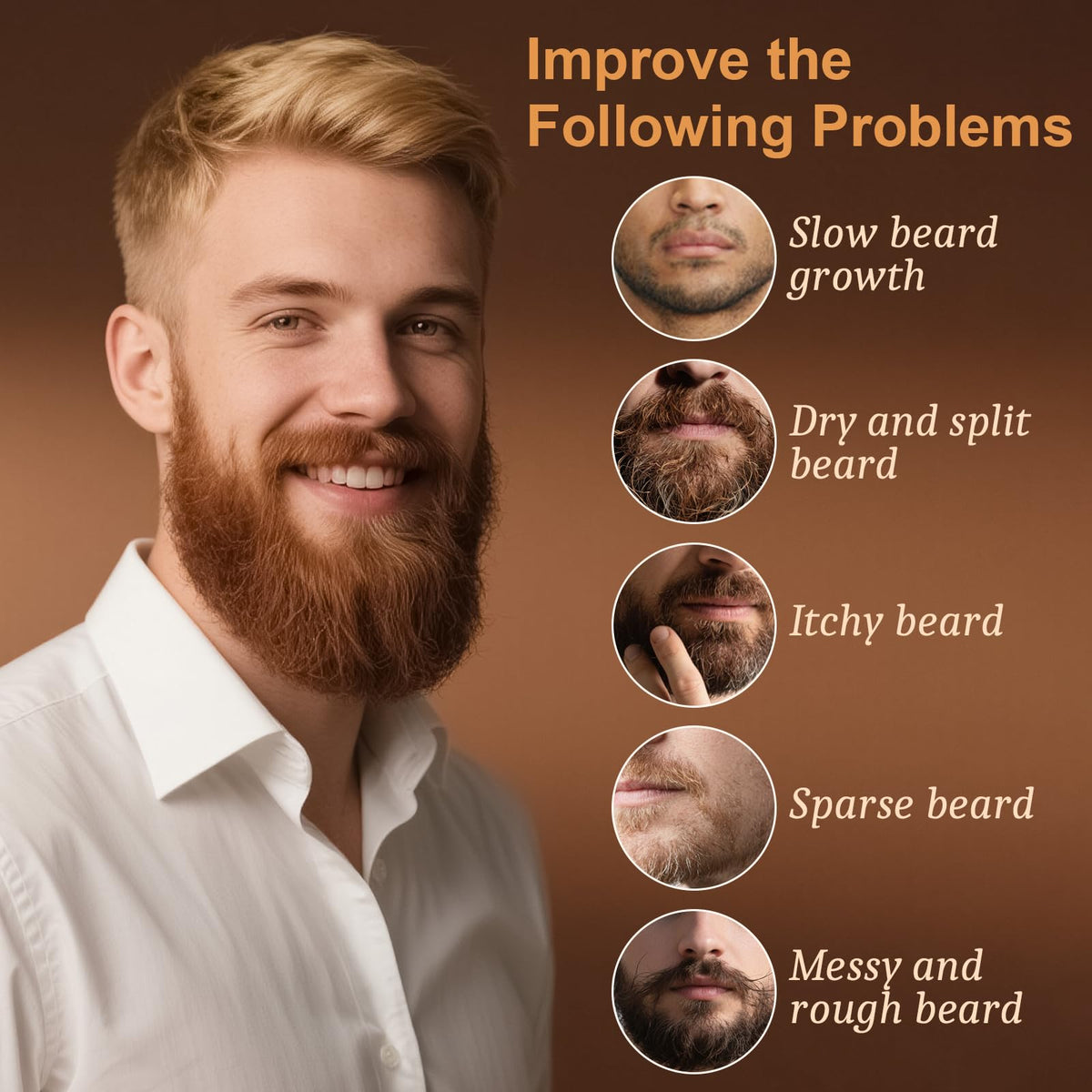 Vanilla beard oil bottle from XIKEZAN
