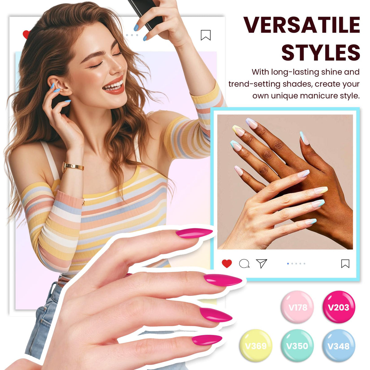VANREESA 48W UV nail lamp with timer settings