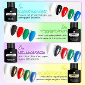 VANREESA gel nail polish display boards for colour selection