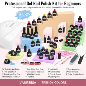 VANREESA Gel Nail Polish Kit packaging