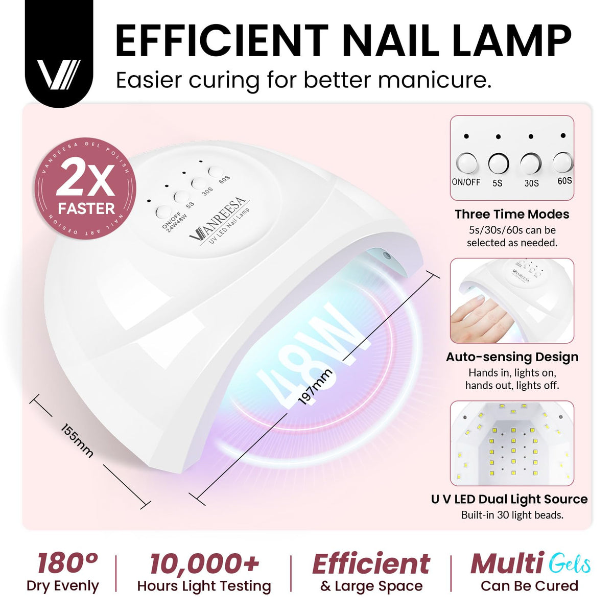 VANREESA manicure tool kit included in the set