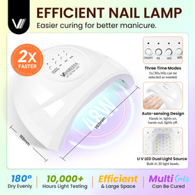 VANREESA nail polish kit with all components displayed