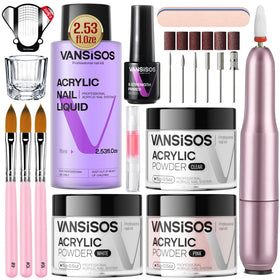 VANSISOS Acrylic Nail Kit complete set with drill and tools
