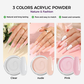 VANSISOS acrylic nail liquid and clipper included in kit