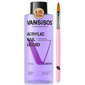 VANSISOS Monomer Acrylic Nail Liquid 4fl.oz front view