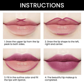 Variety of 30 colours in Kaely lip liner and lipstick set