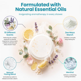 Variety of Body Restore Shower Steamers in different scents