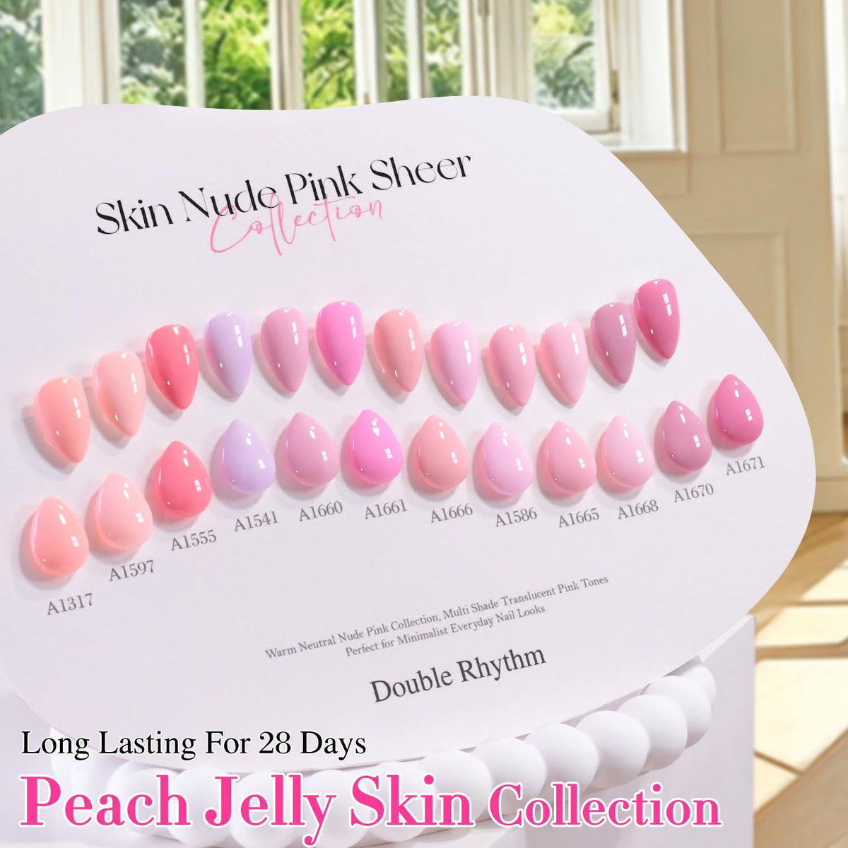 Variety of Double Rhythm gel nail polish colours