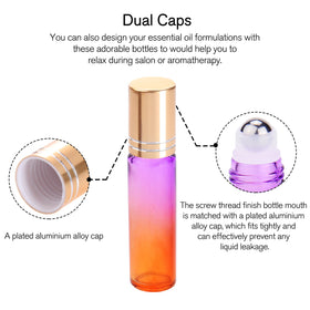 Variety of essential oils in PrettyCare roller bottles
