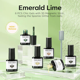 variety of nail art designs using modelones gel polish