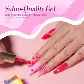 Variety of shades in Born Pretty gel nail polish set