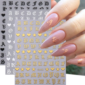 Variety of STZPRONAIL nail stickers with different designs