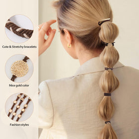 Variety of SYGY Boho Hair Ties in different styles