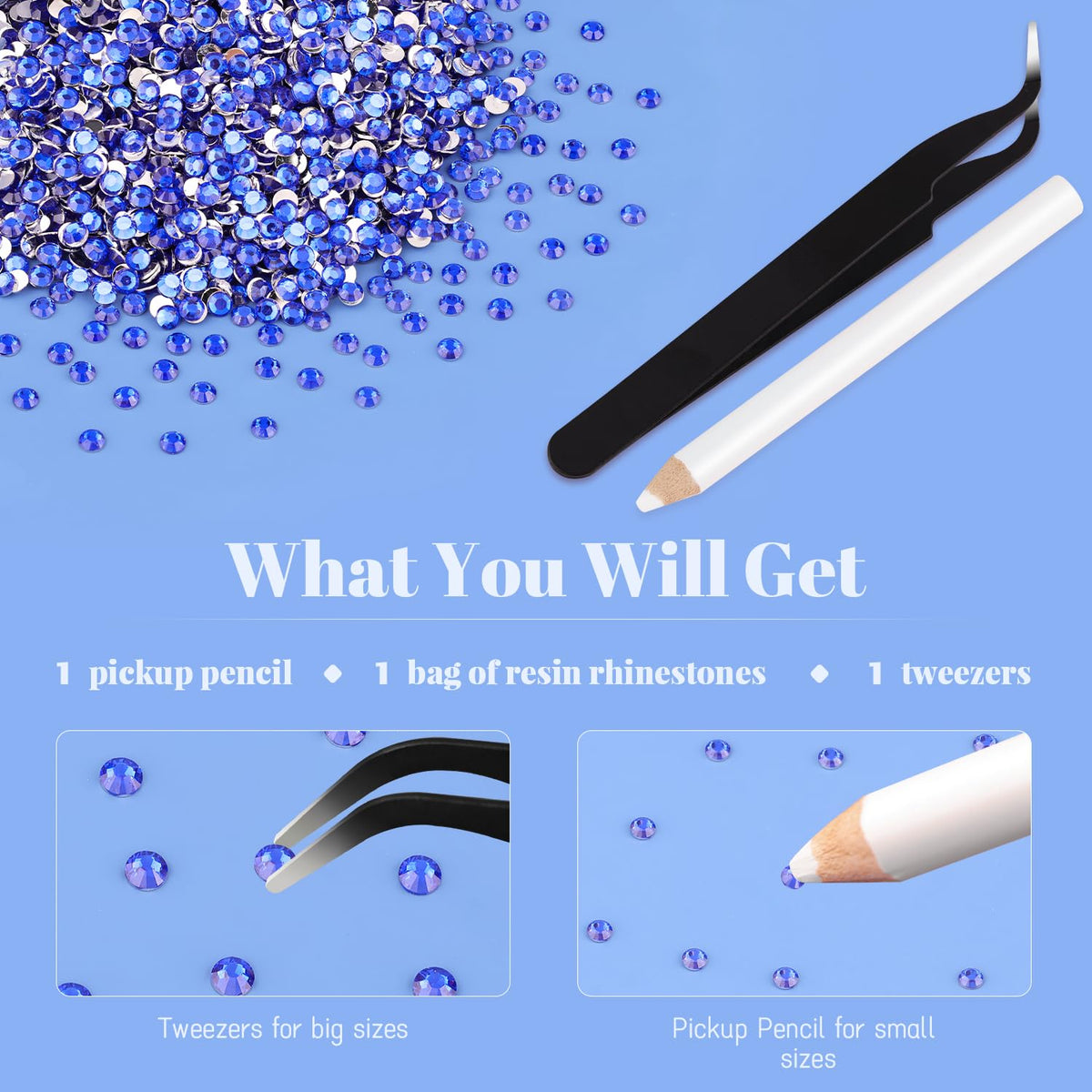Various craft projects using BELLEBOOST resin rhinestones