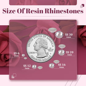 Various crafts decorated with BELLEBOOST clear resin rhinestones