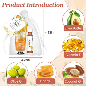Various fragrances of VESPRO hand creams and lip balms