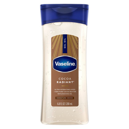 Vaseline Cocoa Radiant Body Oil 6.8 fl oz front view