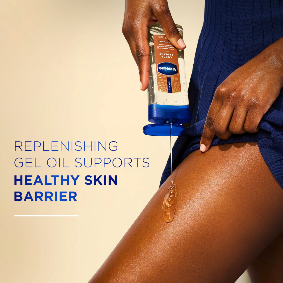 Vaseline Cocoa Radiant Body Oil with natural ingredients