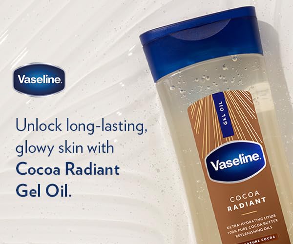 Vaseline Cocoa Radiant Oil Gel travel size packaging