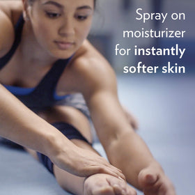 Vaseline Cocoa Radiant Spray Moisturiser application on skin