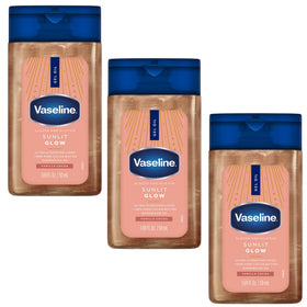 Vaseline Glazed and Glisten Body Gel Oil 6-pack front view