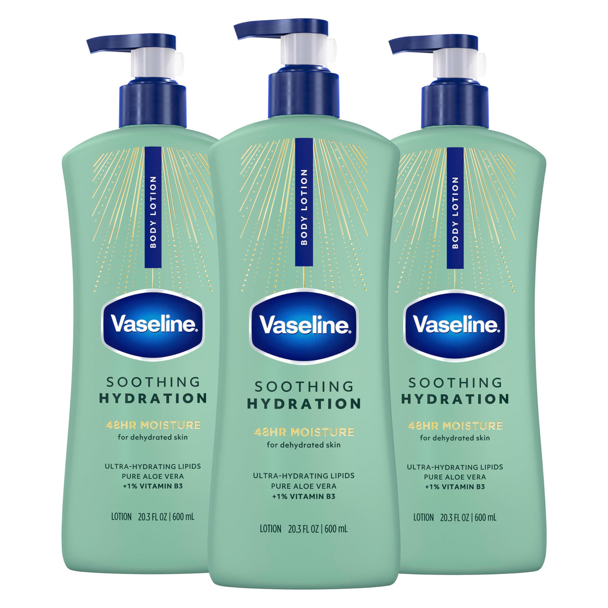 Vaseline Intensive Care Body Lotion 20.3 oz front view