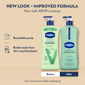 Vaseline Intensive Care Body Lotion 20.3 oz side view