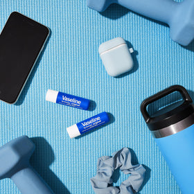 Vaseline Lip Therapy Care Original in a pocket
