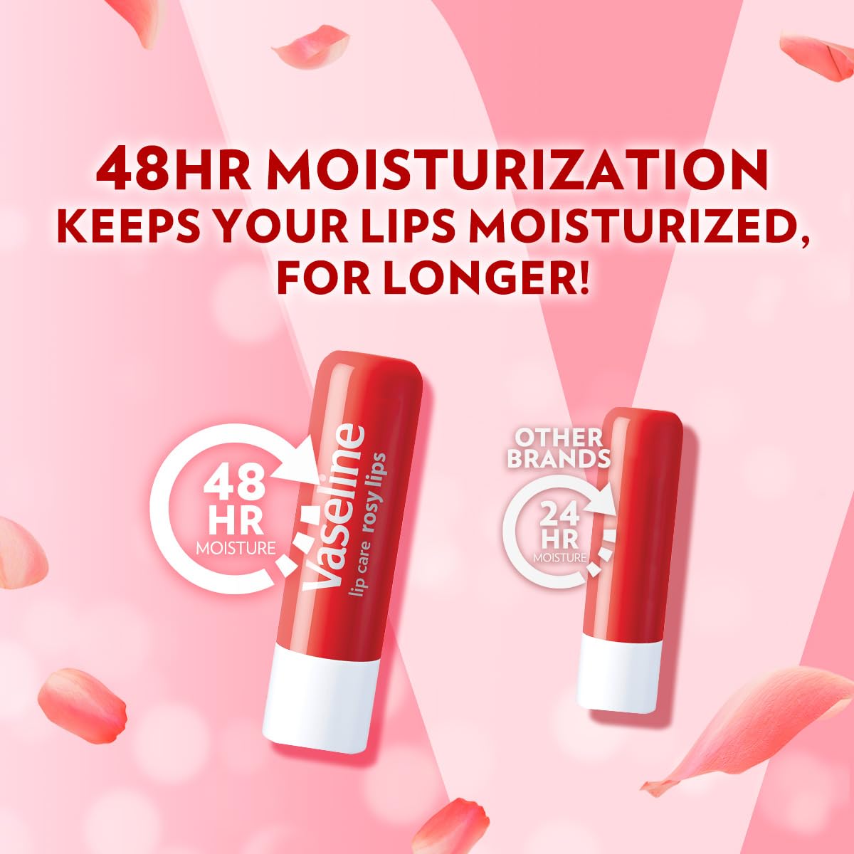 Vaseline Lip Therapy Care Rosy stick with a slightly rosy tint