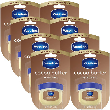 Vaseline Lip Therapy Cocoa Butter 8-Pack front view
