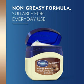 Vaseline Lip Therapy Cocoa Butter in a lifestyle setting