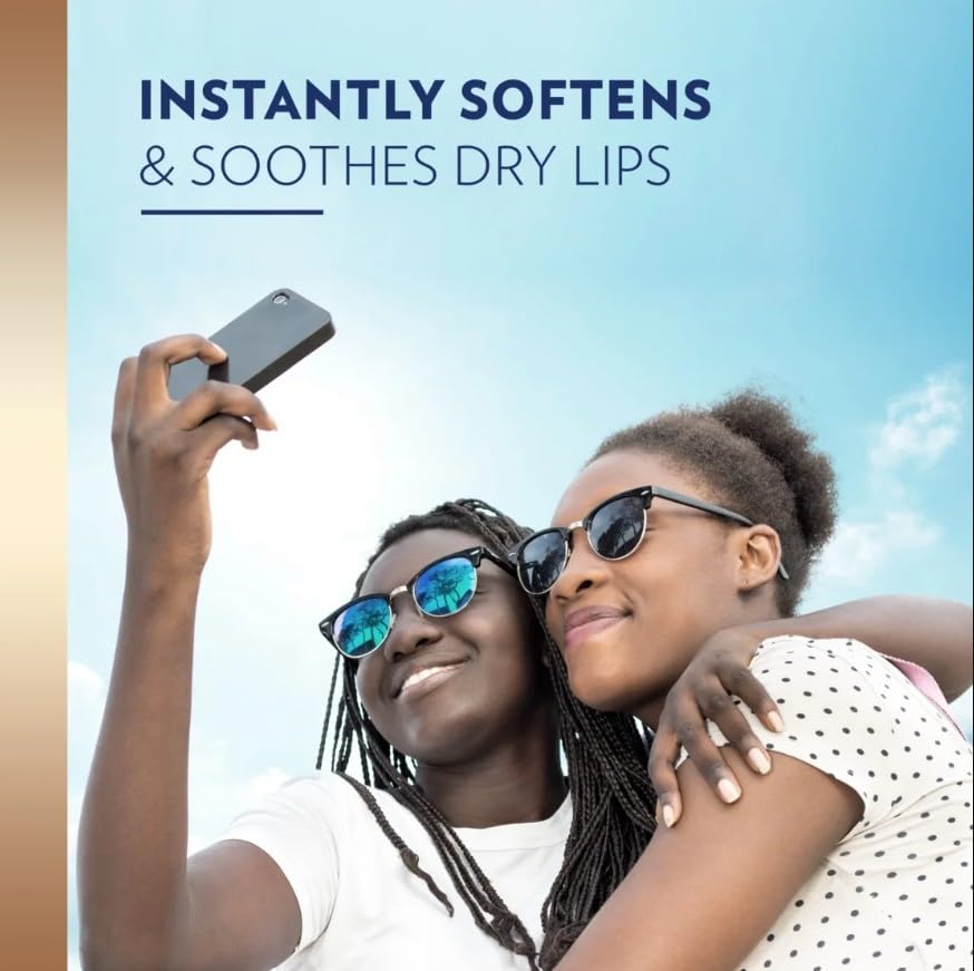 Vaseline Lip Therapy Cocoa Butter tube with cocoa seeds