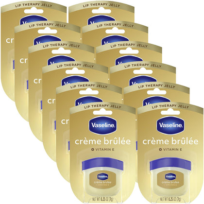 Vaseline Lip Therapy Creme Brulee Mini 12-Pack front view