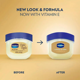 Vaseline Lip Therapy Creme Brulee Mini jar in a pocket