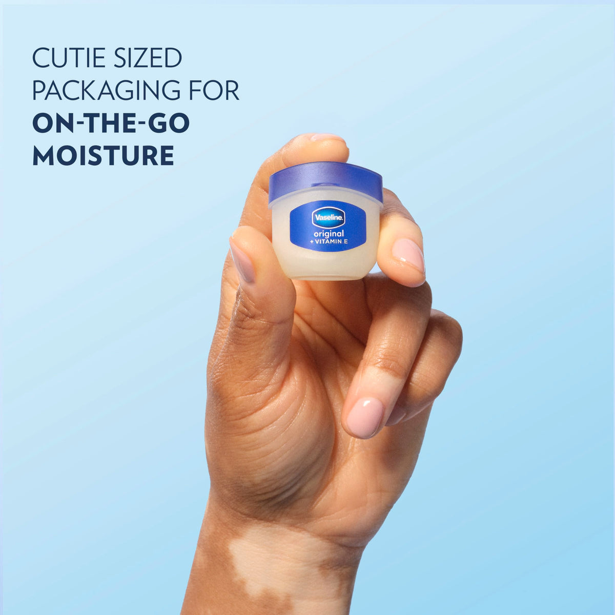Vaseline Lip Therapy Mini 0.5 oz lip balm close-up