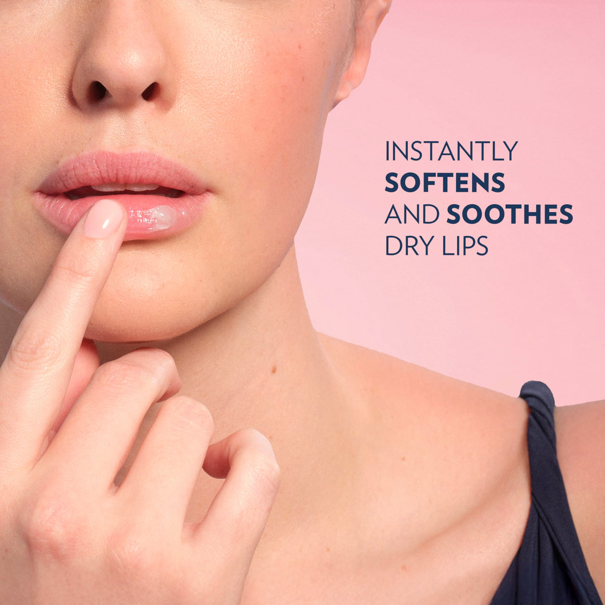 Vaseline Lip Therapy Mini Rosy Lips packaging close-up